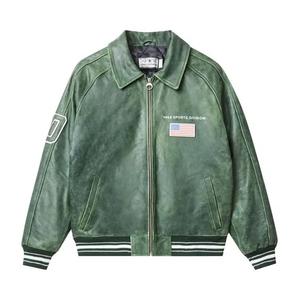 Кожаные куртки Vale Forever Valley Leather Jacket 'Зеленый'