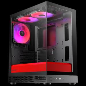 Okinos AQUA UNO Micro-ATX корпус - Scarlet черно-красный