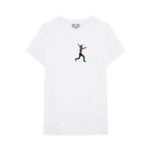 Футболки Cactus Jack by Travis Scott x Virgil Abloh By A Thread T-Shirt (Air Jordan 4 Version) 'White'