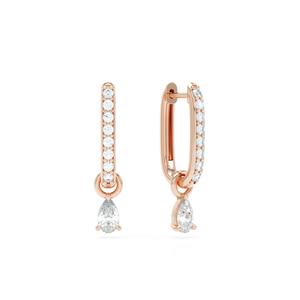 Серьги-кольца Allday из розового золота с бриллиантами