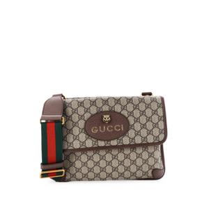 Сумка через плечо Neo Vintage Flap Messenger GG Coated Canvas Medium