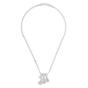 Серебряное колье с подвеской