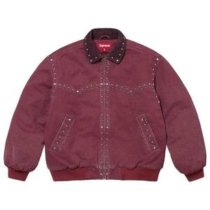Верхняя одежда Supreme x b.b. Simon Studded Work Jacket 'Burgundy'