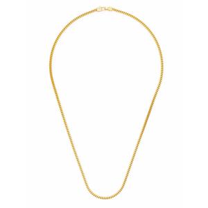 Позолоченное колье Curb Chain M