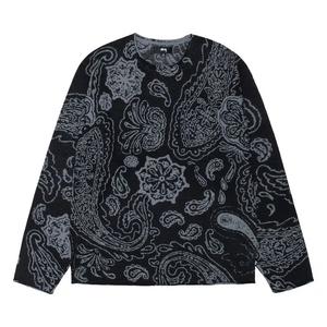 Свитеры Stussy Paisley Sweater 'Black'