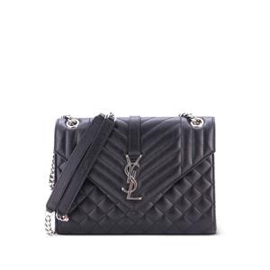 Сумка на плечо Classic Monogram Envelope Satchel Mixed Matelasse Leather Medium