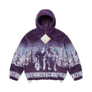 Флисовые куртки Supreme x B.B. Simon Reversible Hooded Fleece Jacket 'Purple'