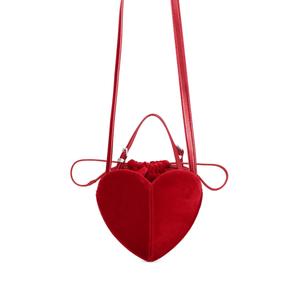 Бархатная сумка The Heart