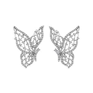 Серьги Light Wings из белого золота с бриллиантами