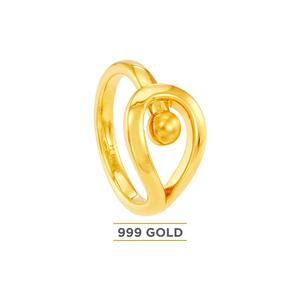 HABIB 999/24K Желтое золото Кольцо 9GR00541224