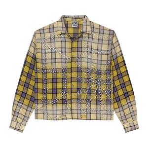 Фланелевая рубашка Flannels Vale Forever Lemonhead 'Жёлтый/Синий'