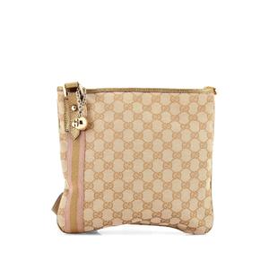 Сумка через плечо Jolicoeur Messenger Bag из канваса с узором GG