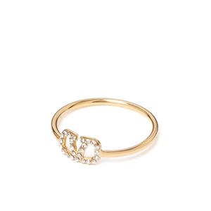 Серьги с логотипом VLogo Signature и кристаллами Swarovski
