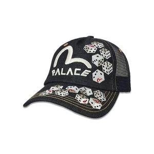 Кепки-тракеры Palace x Evisu Dice Mesh Trucker 'Необработанный'