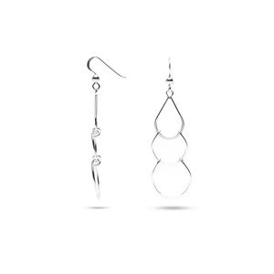 Millennia 2000 Graduated Pear Hook Серебряные серьги-капли с 925 стерлинговым серебром