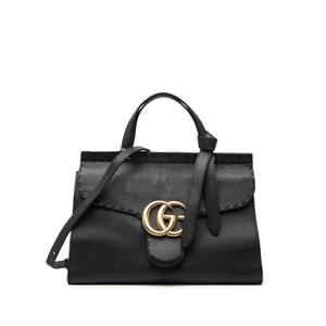 Маленькая сумка-сэтчел GG Marmont Grained Calfskin Top Handle (2000-2015 годы)