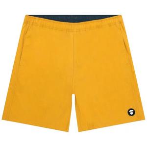 Шорты AAPE Now Moonface Logo 'Yellow/Dark'