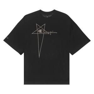 Футболки с коротким рукавом Rick Owens Tommy Tee 'Black'