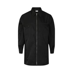 Анораки Ferragamo Zip-Up Windbreaker With Removable Hood 'Черный'