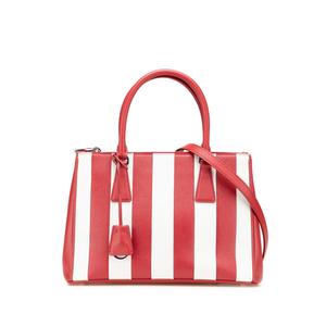 Маленькая сумка-сэтчел Saffiano Galleria Double Zip (2000-2025 годы)