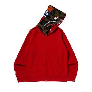 Толстовки на молнии BAPE Crazy Face Full Zip Hoodie «Red»