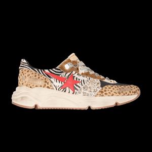 Кроссовки Golden Goose Running Sole 'Safari Print Multi'