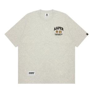 Футболка с коротким рукавом AAPE r Logo футболка с коротким рукавом 'White/Heather'
