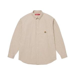 Рубашки на пуговицах Supreme Loose Fit Oxford Shirt 'Tan Stripe'