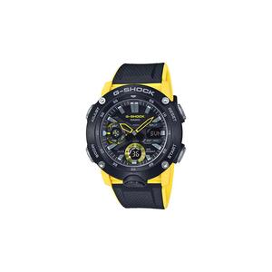 GA-2000-1A9 мужские аналогово-цифровые часы с черным ремешком из смолы