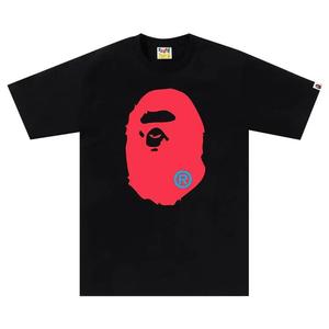 Футболка BAPE Colors Big Ape Head Tee 'Черный'