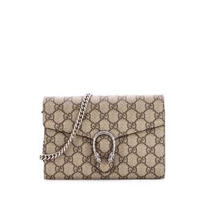 Маленькая сумка через плечо Dionysus Chain Wallet GG Coated Canvas