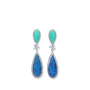 Серьги Opal Papillon с камнями