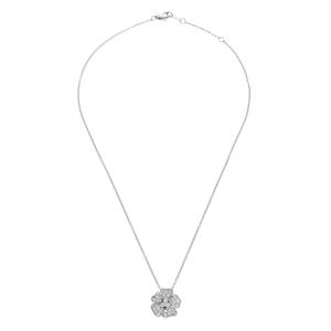 Колье Flora из белого золота с бриллиантами