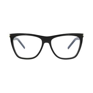 Очки Saint Laurent Оправы для очков из ацетата квадратной формы «Черный/Прозрачный»