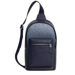 West Pack Bag в омбре Signature Canvas - синий CDX98