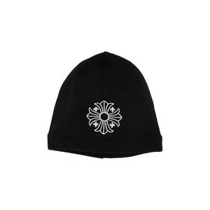 Шапки-бини Chrome Hearts Skully Cross Logo Beanie 'Black/White'