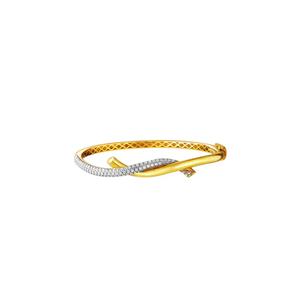 TOMEI Diamond Cut, The Simpulan Series Браслет-обруч, желтое золото 916/22K