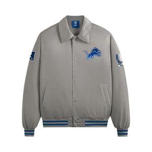 Бомберы Kith For The NFL: Lions Satin Bomber Jacket «Цепь»