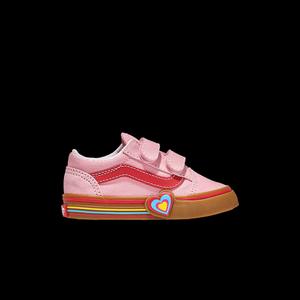 Обувь Lifestyle Vans Old Skool V Toddler 'Pink Heart'