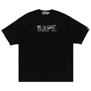 Футболки с коротким рукавом BAPE Rhinestone Logo Relaxed Fit Tee 'Черный'