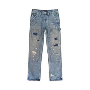 PURPLE BRAND Свободные плотницкие джинсы «Mid Indigo»
