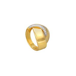 TOMEI кольцо коллекции Diamond Cut, желтое золото 916/22K