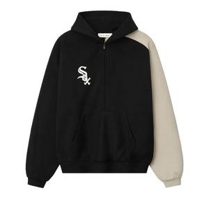 Худи Fear of God Essentials White Sox Raglan Half Zip Sport Hoodie «Черный»