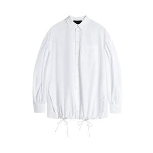 Овершоты Simone Rocha Puff Sleeve Shirt Jacket With Button Placket Detail «Белый»