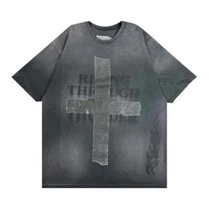 Футболка Tops Cactus Jack от Travis Scott Met Life Tee II «Washed Grey»