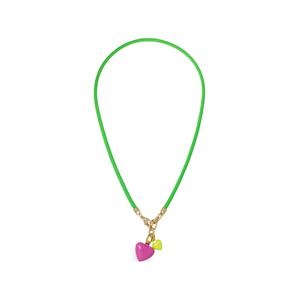 Колье Happy Cord Mini Double Heart
