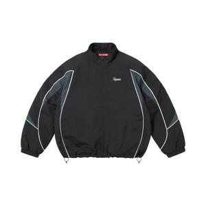 Толстовки Supreme Contrast Piping Track Jacket 'Black'