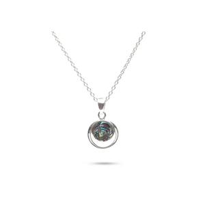 Серебряная подвеска Millennia 2000 с кругом из морского ушка, 925 проба