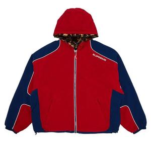 Куртки-бомберы Supreme Faux Fur Reversible Hooded Track Jacket 'Red'