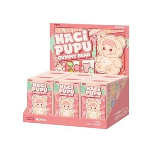 Мягкие игрушки Pop Mart HACIPUPU Gummy Bear Series Виниловый плюшевый брелок Запечатанный полный набор 'Mystery' (6 слепых коробок)